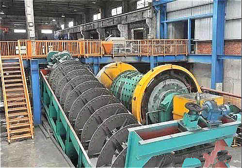 Industrial Screw Sand Washing Machine , Sand Screw Washer For Mineral Processing Plant